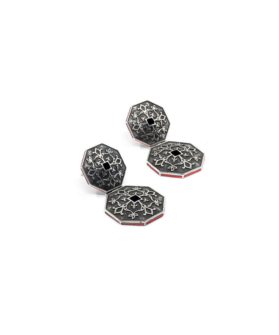 Silver Goonj Maru Surlio Earrings