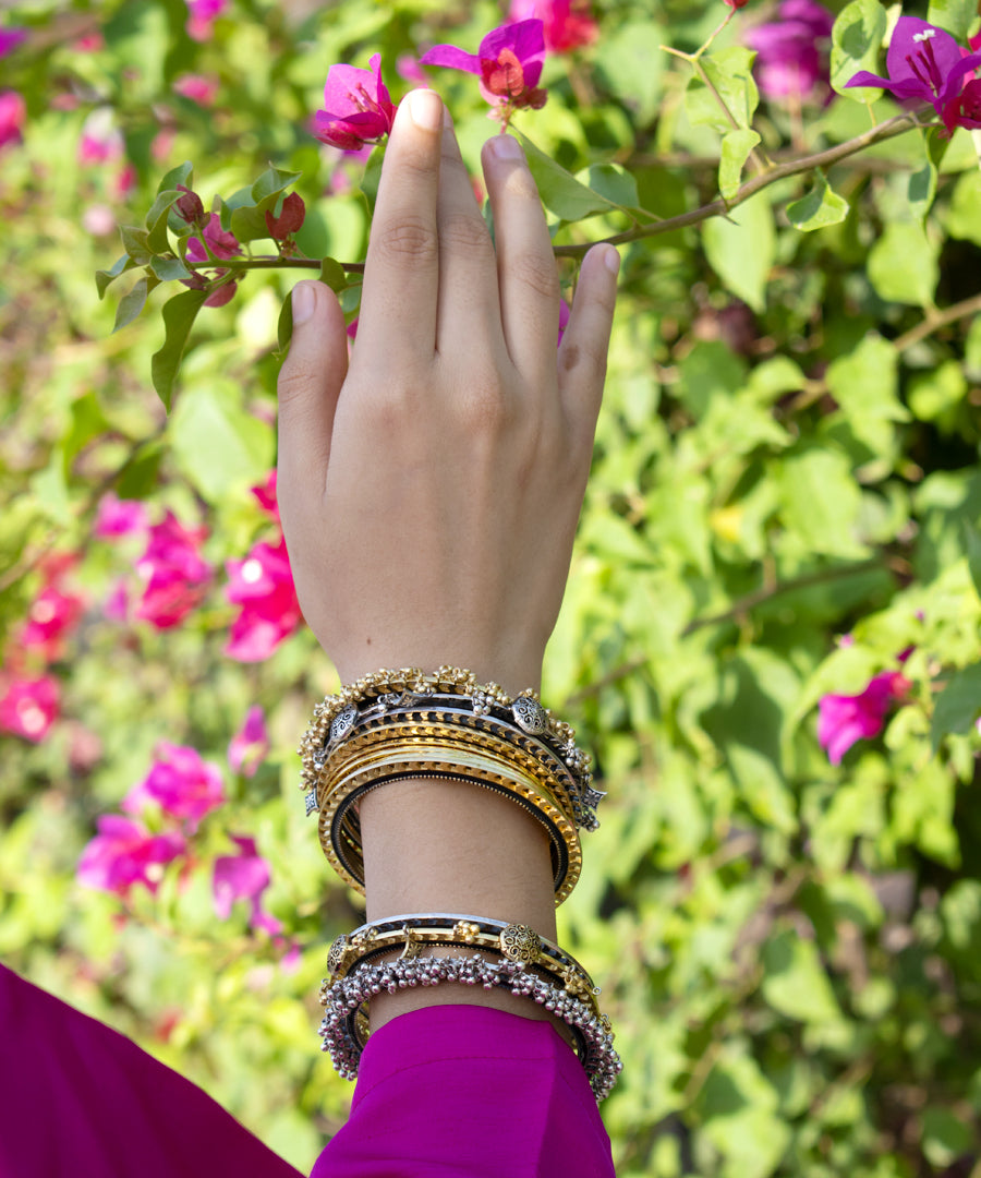Golden Thar Ghungroo Bangle