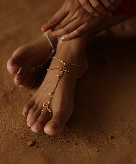 Golden Thar Banjara Payjeb Anklet