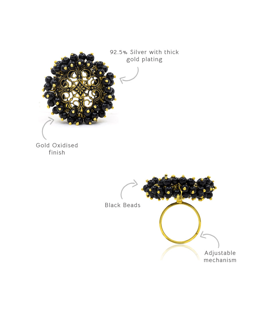 Golden Thar Manjari Mundari Ring