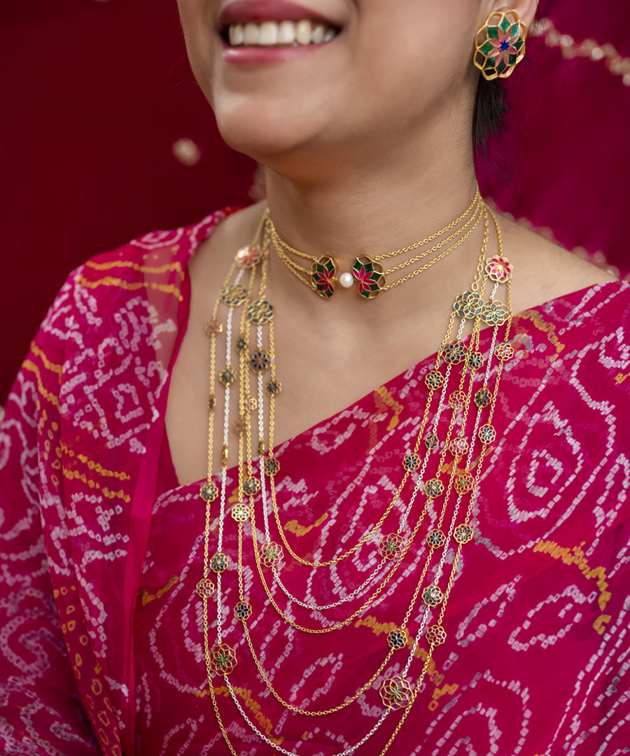 Green Gul Nuwwar Choker