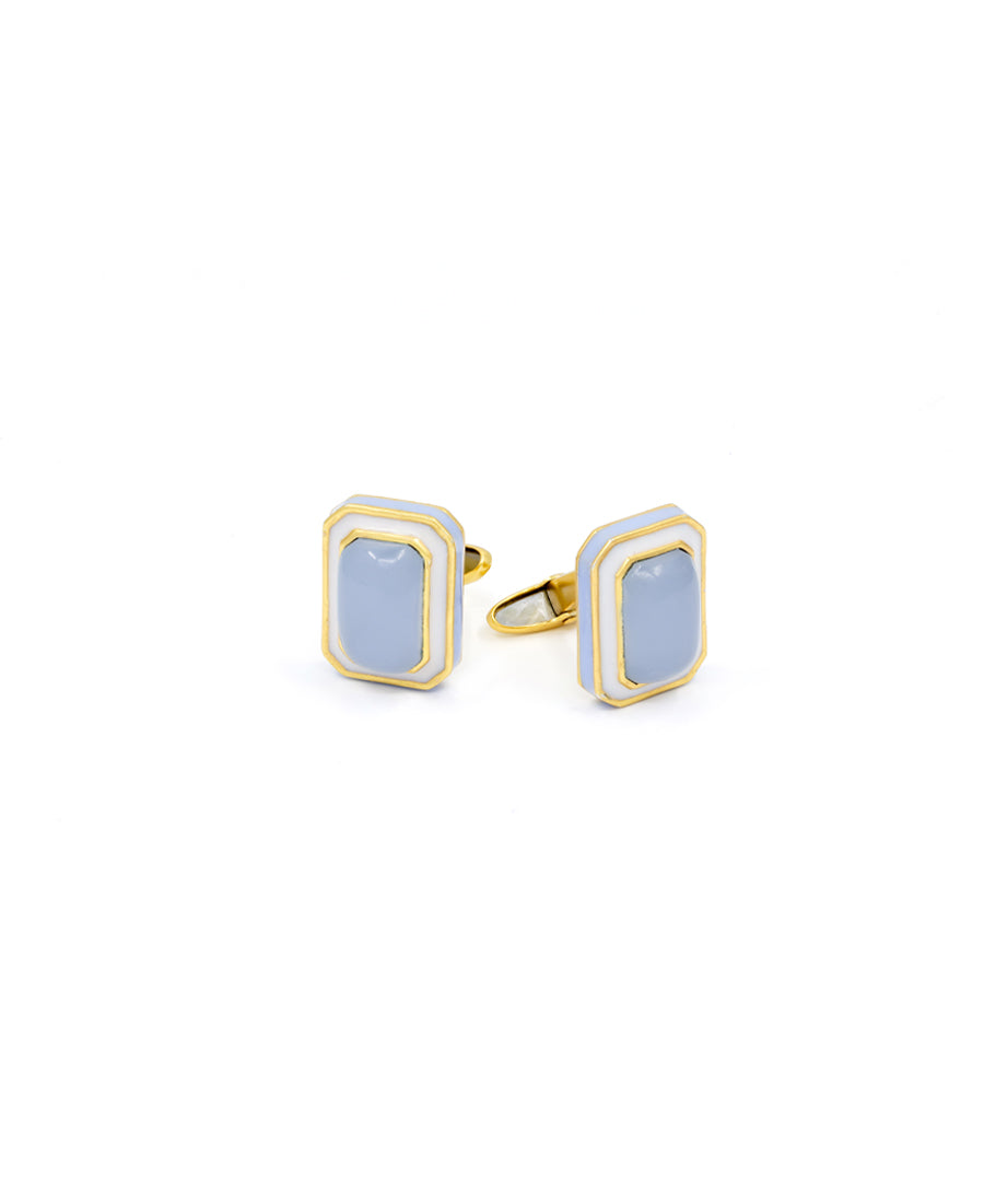 Ripple Blue Tranquil Vitamin Sea Cufflinks