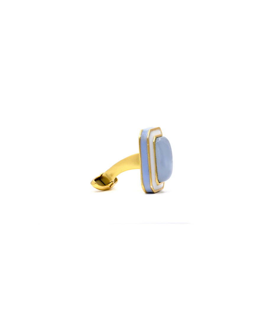 Ripple Blue Tranquil Vitamin Sea Cufflinks