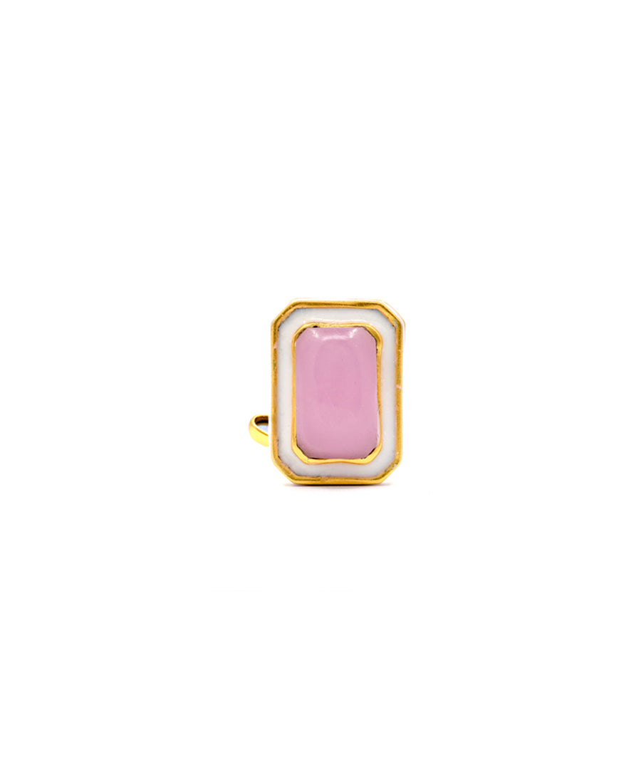 Cloudy Pink Tranquil Vitamin Sea Cufflinks