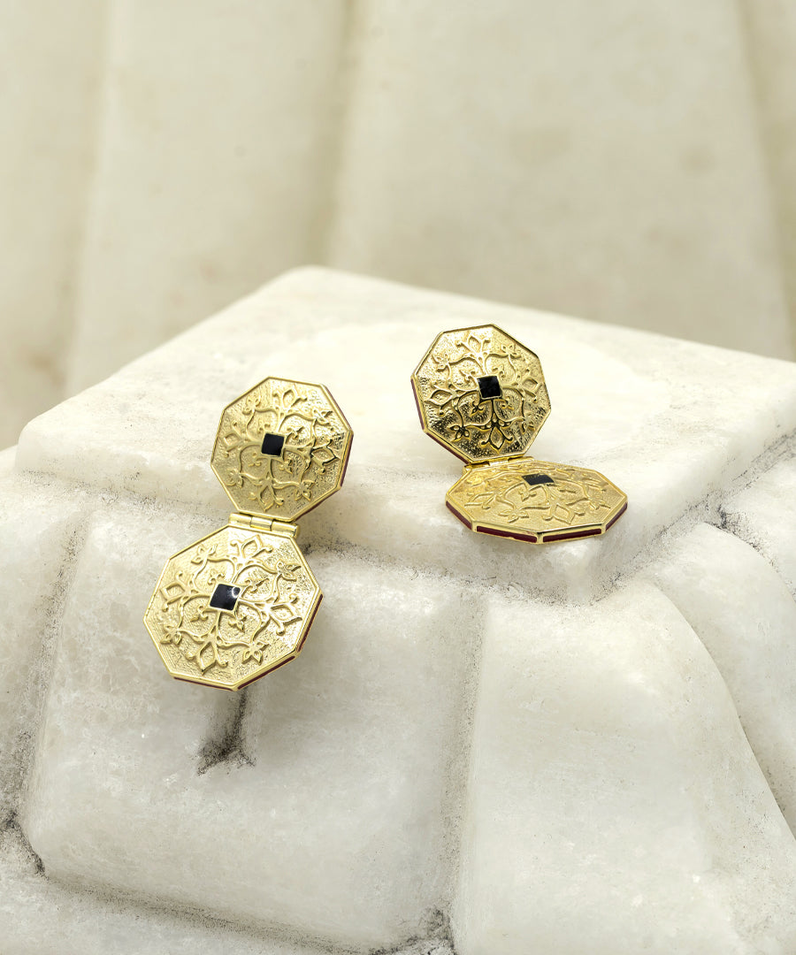 Golden Goonj Maru Surlio Earrings