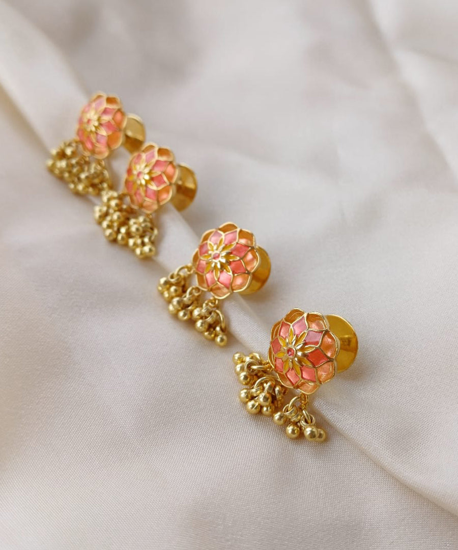 92.5% sterling silver kurta buttons with thick gold plating.