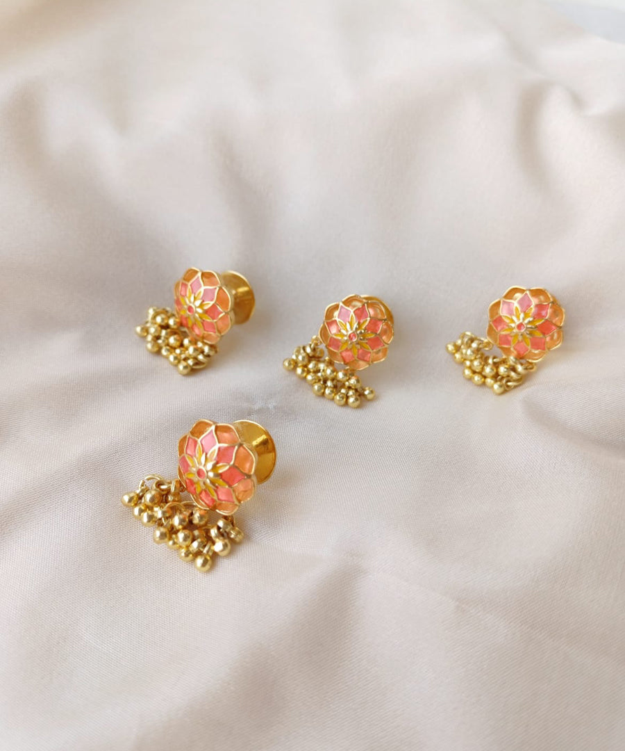 100% handcrafted kurta buttons.