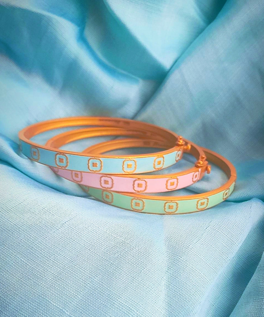 Openable cuff bracelets from tranquil collection.