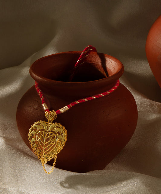 Rakaan Statement Pendant Necklace – Bold Ethnic adjustble string