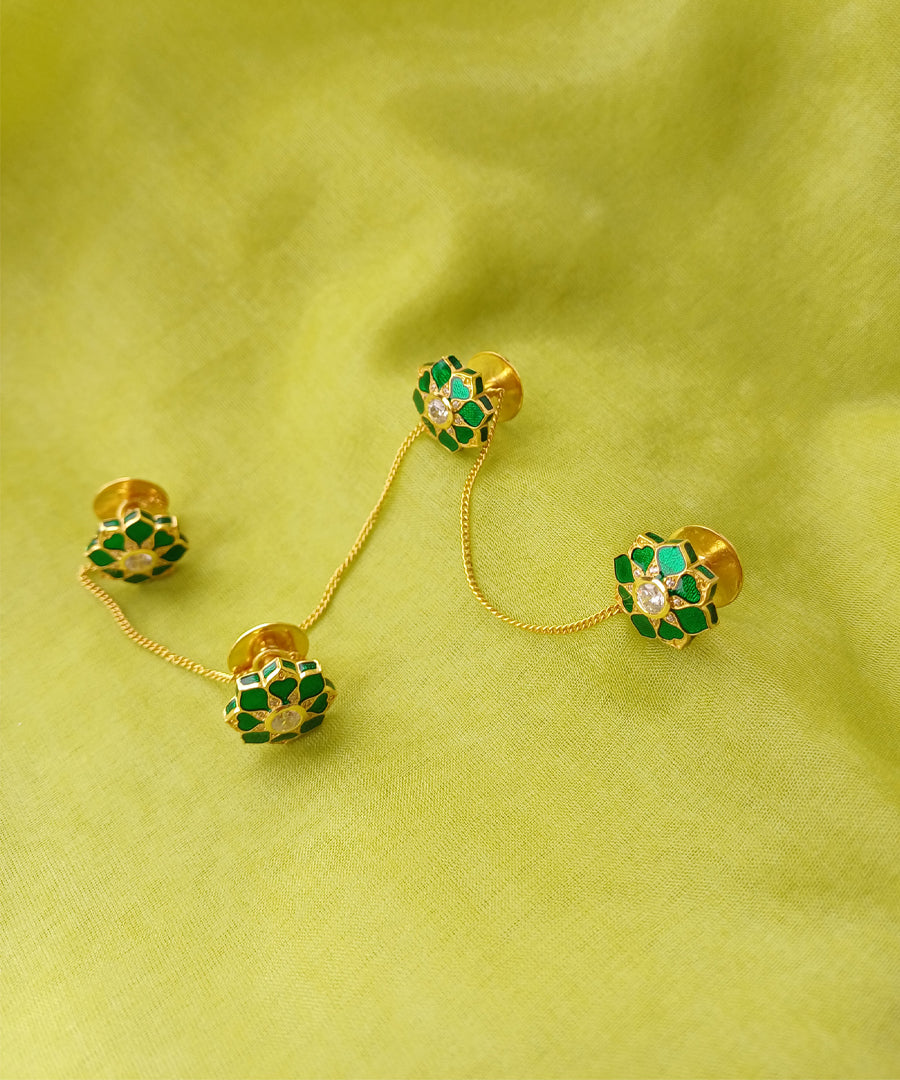 92.5% sterling silver kurta buttons.