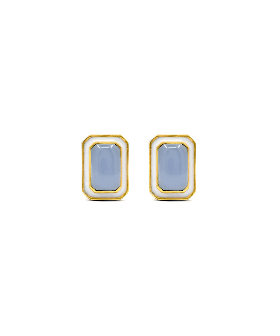 Ripple Blue Tranquil Vitamin Sea Stud Earrings