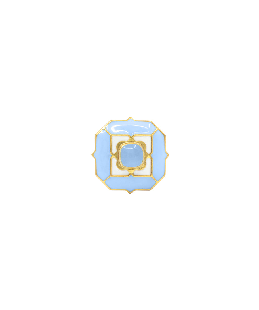 Ripple Blue Tranquil Sherwani Buttons