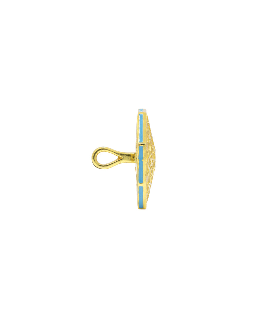 Golden/Blue Goonj Sherwani Buttons