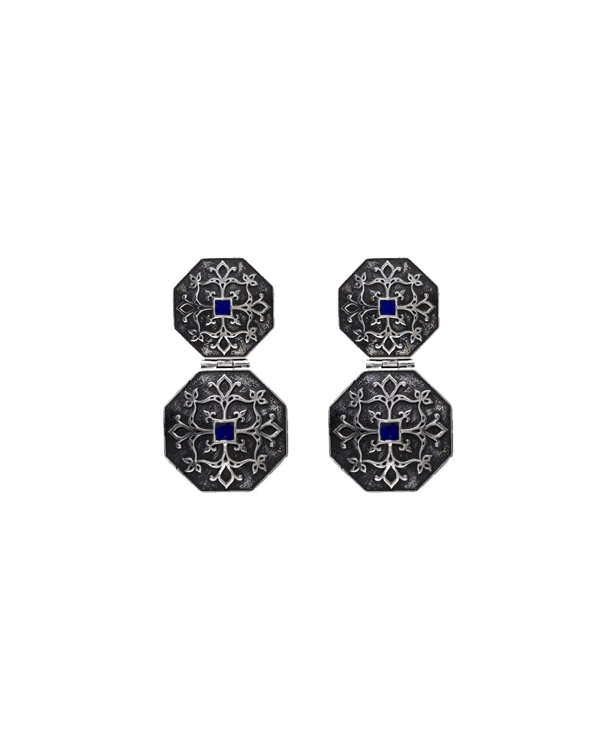 Silver Goonj Maru Surlio Earrings