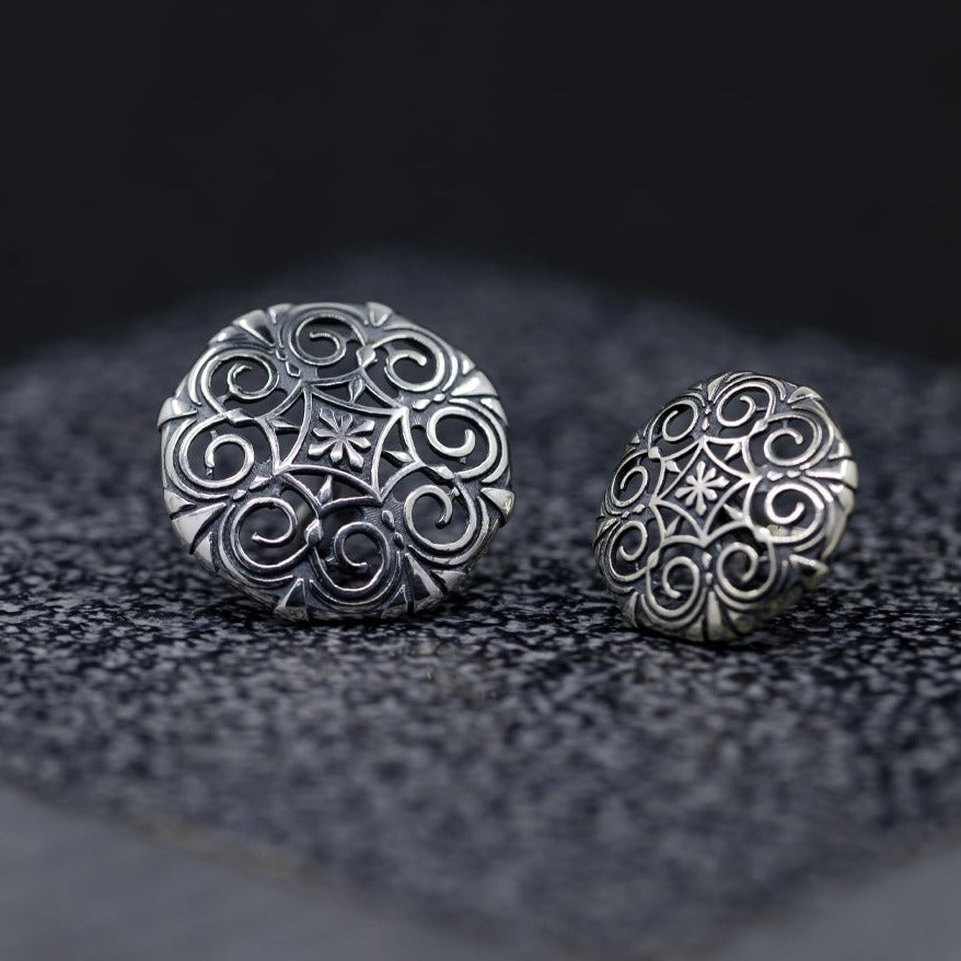 Silver Thar Sherwani Buttons