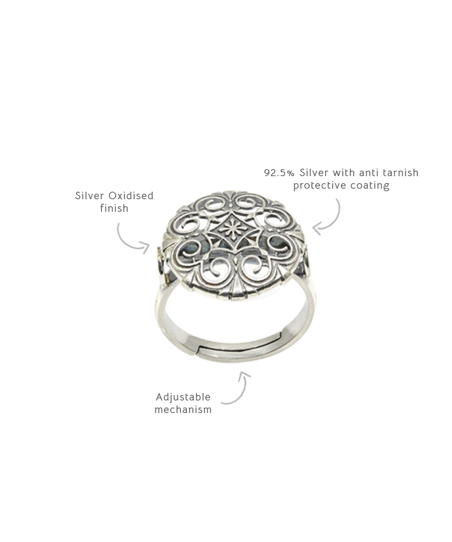 Silver Thar Reth Binti Ring