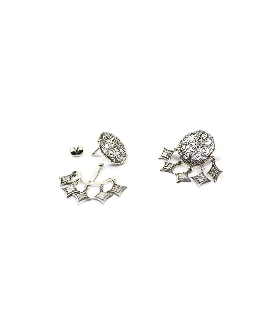 Silver Thar Dhora Murki Earrings