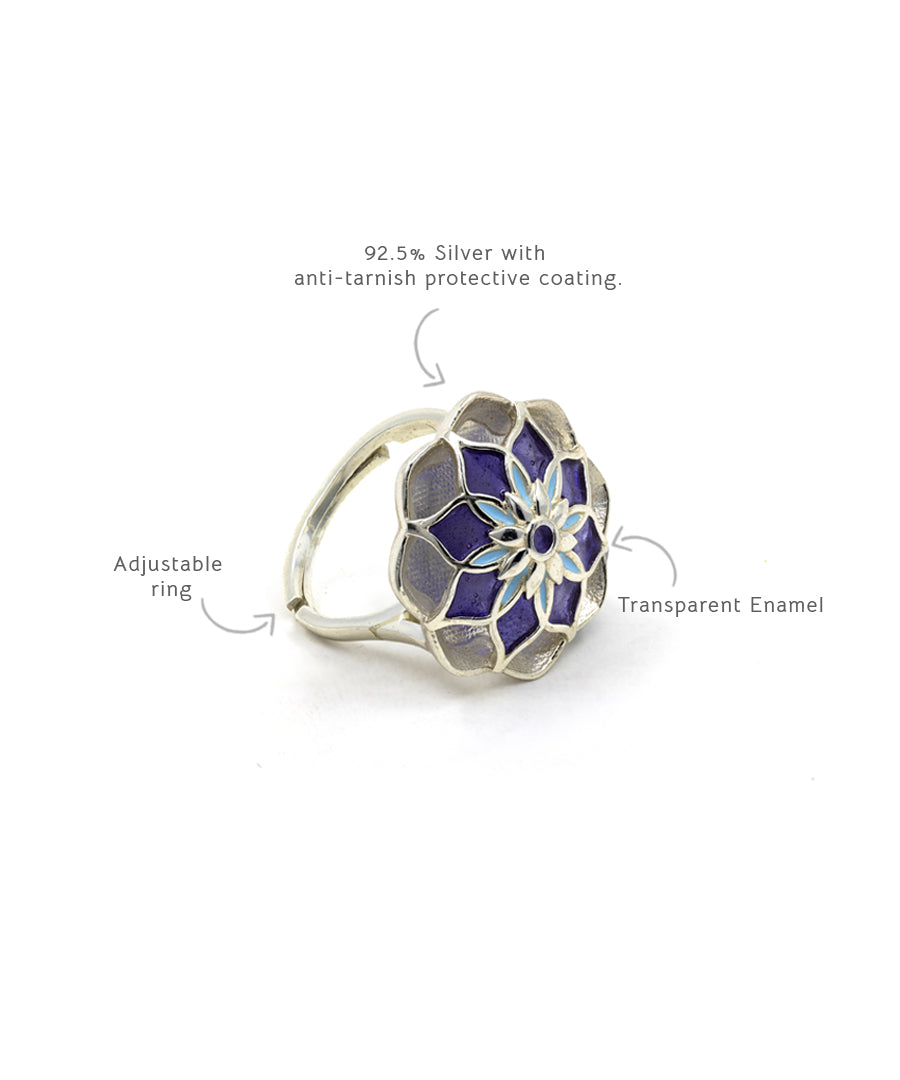 Purple Gul Azizi Ring