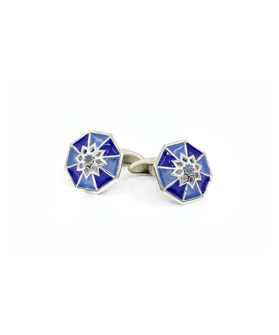 Dhoop Chaon Cufflinks With Pocket Square