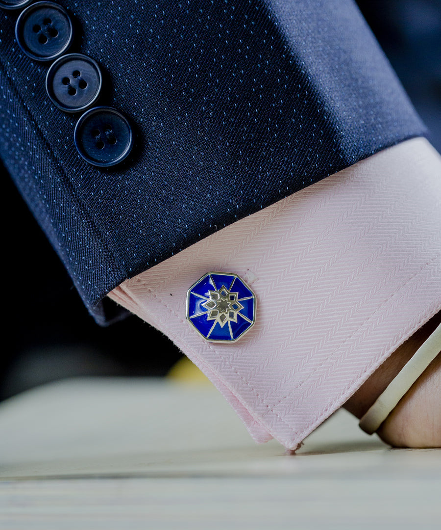 Blue Dhoop Chaon Cufflinks