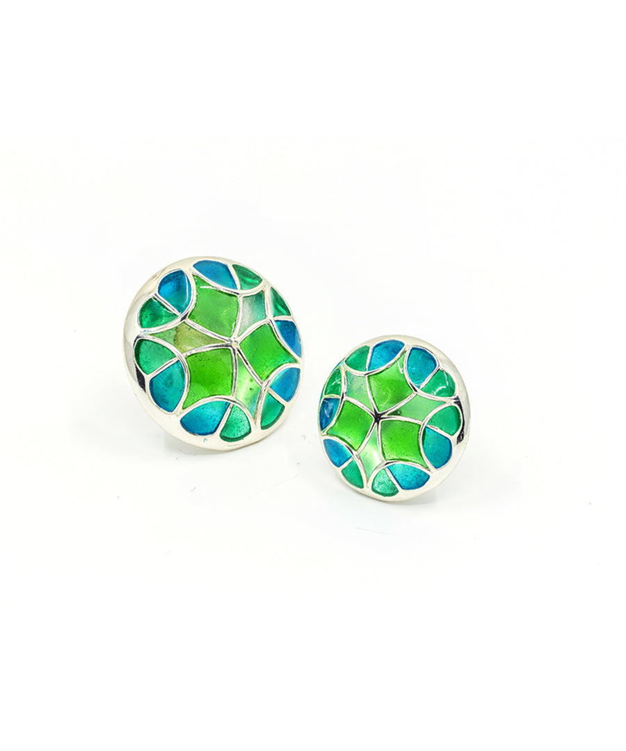 Rama Green Kaleidoscope Sherwani Buttons