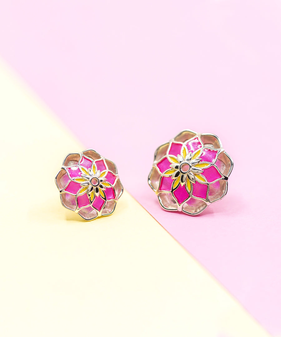 Pink Gulaal Sherwani Buttons