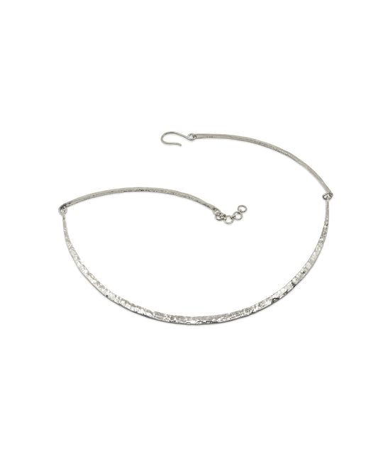 925 silver handmade choker necklace with anti-tarnish protective coating.