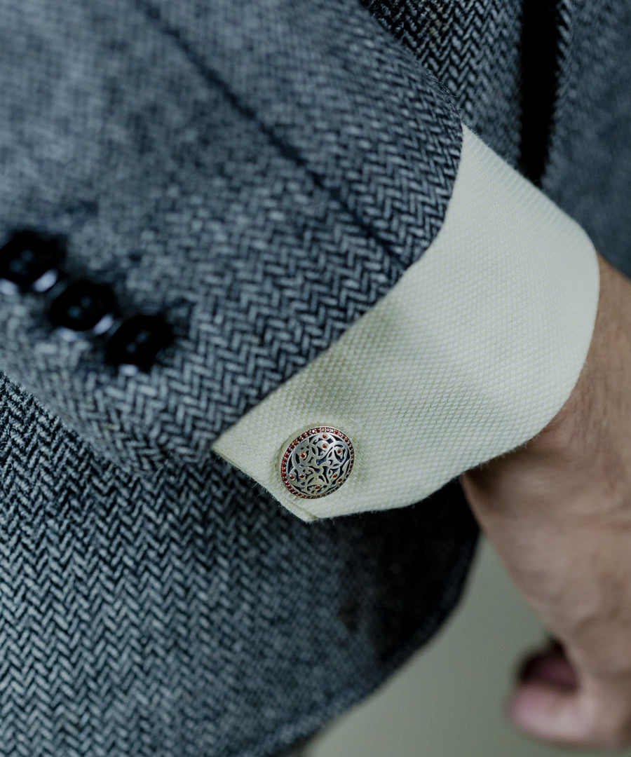 Orange Bodhi Cufflinks
