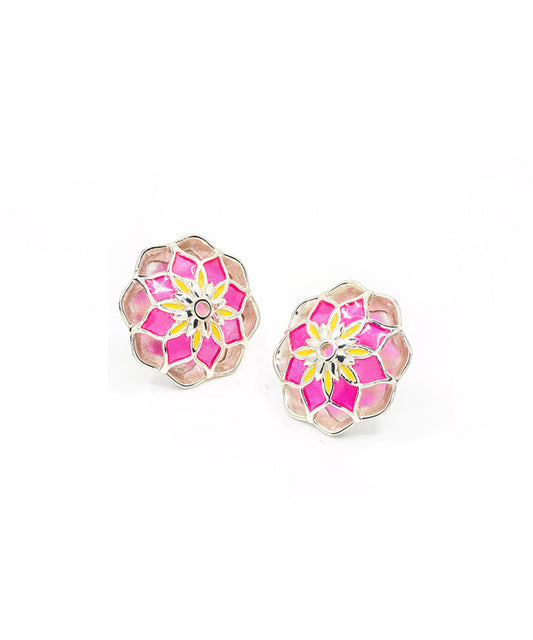 Pink Gul Youthika Stud Earrings