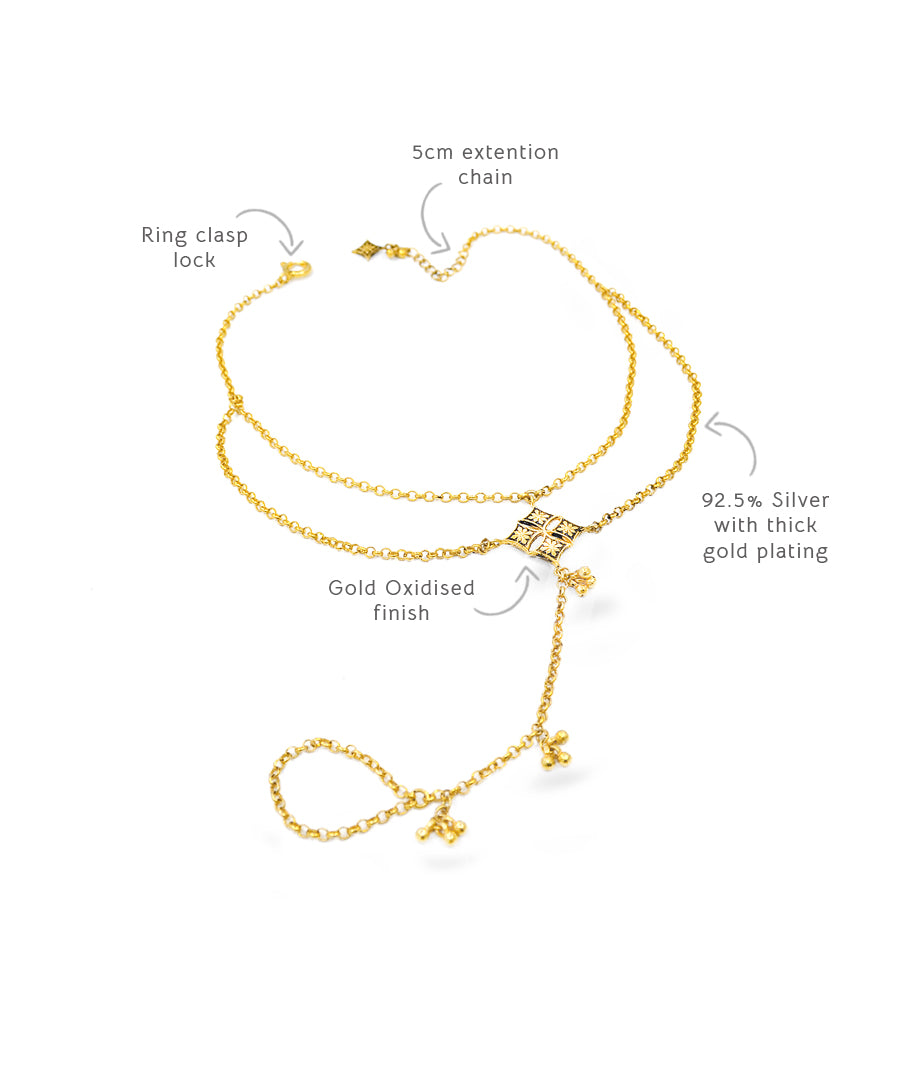 Golden Thar Banjara Payjeb Anklet