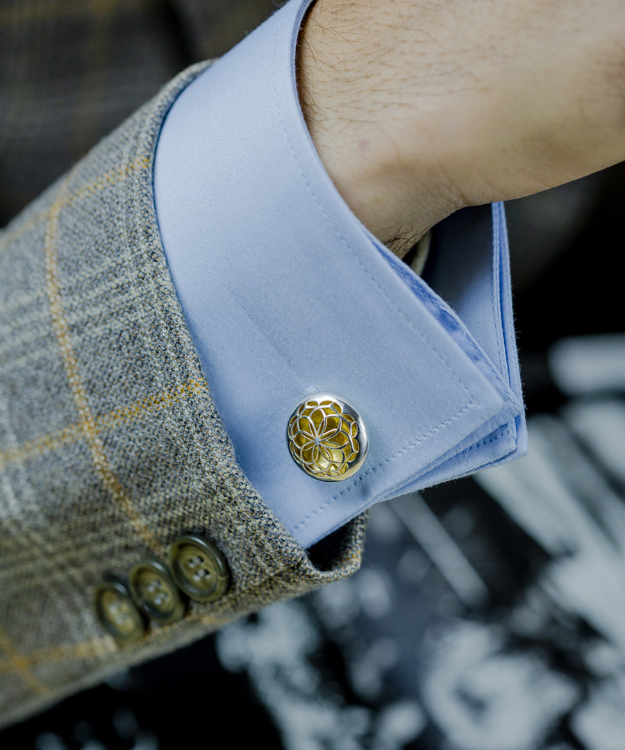 Gold Glimpse Cufflinks