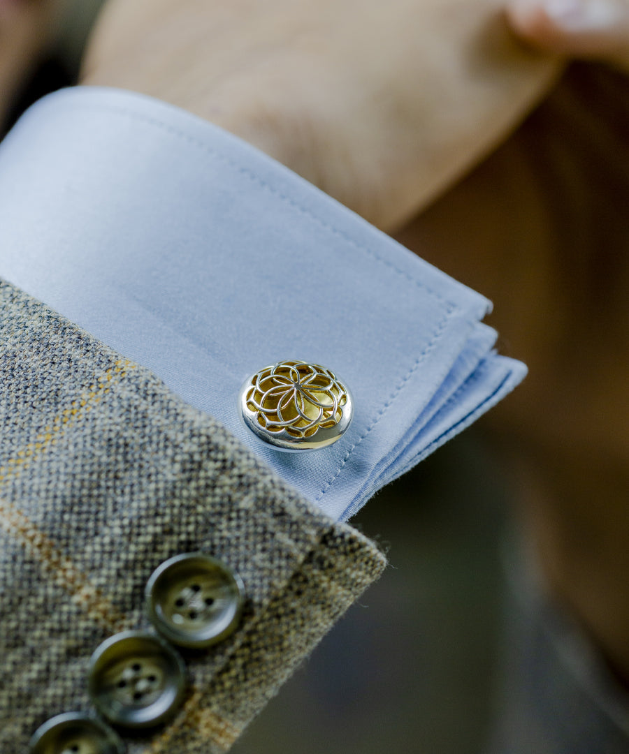 Gold Glimpse Cufflinks