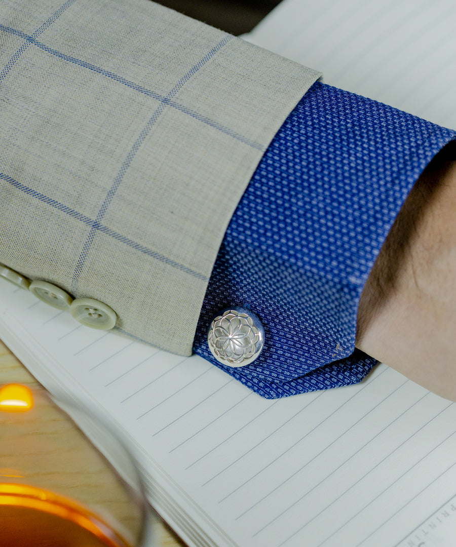 Silver Glimpse Cufflinks