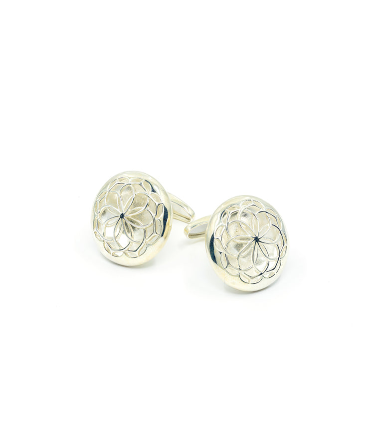 Silver Glimpse Cufflinks