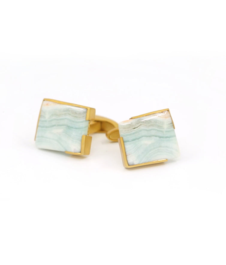 Golden Azure Cufflinks