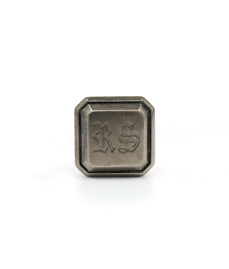 Sharp Black Insignia Cufflinks