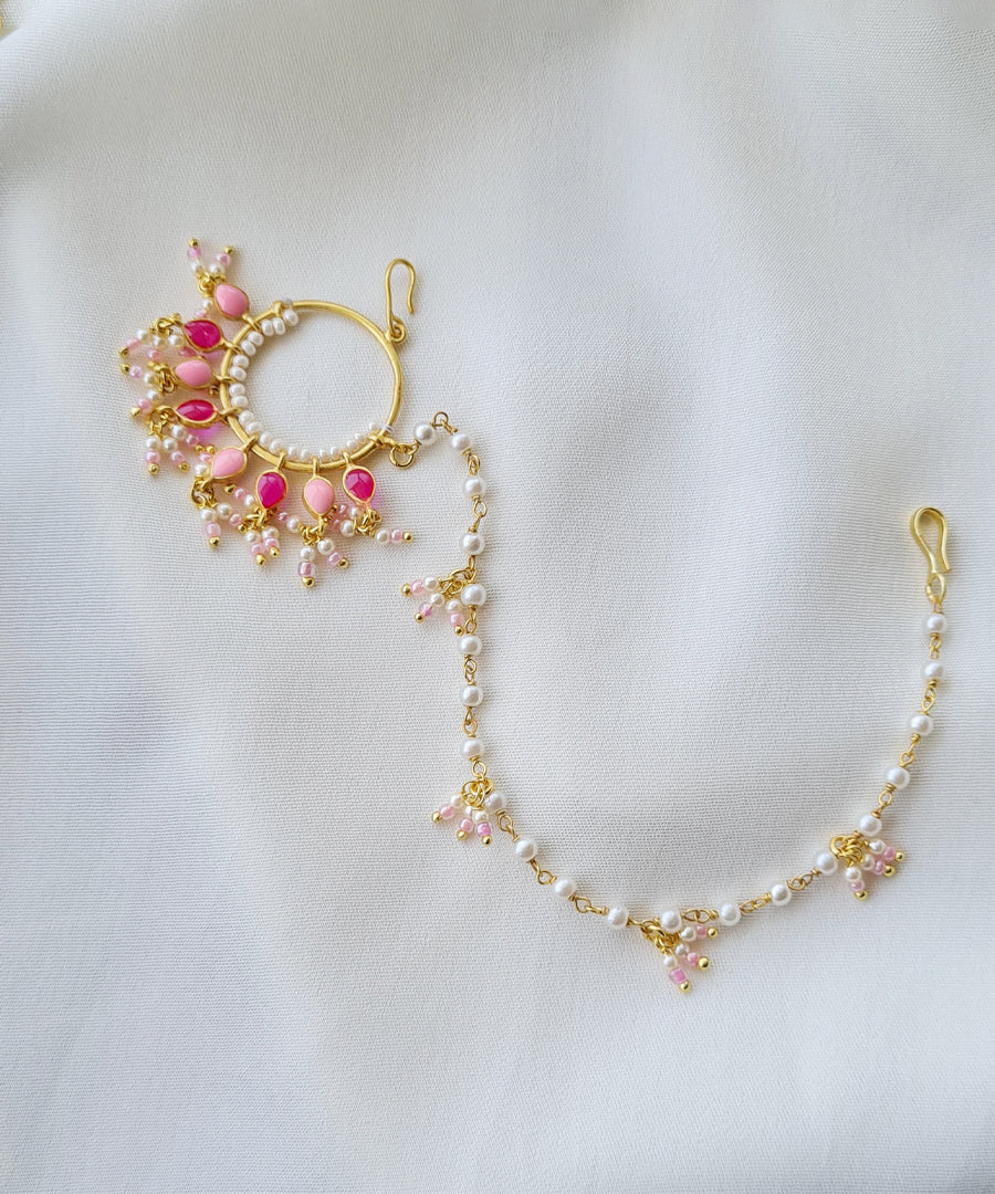 Pink Feroza Gulaabi Nikka Nath