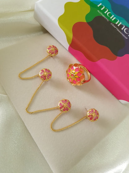 Gul Azizi Ring & Thar Kurta Buttons