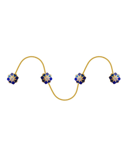 Rajwada Kurta Buttons With Pocket Square - Gift Box For Men - Sterling Silver