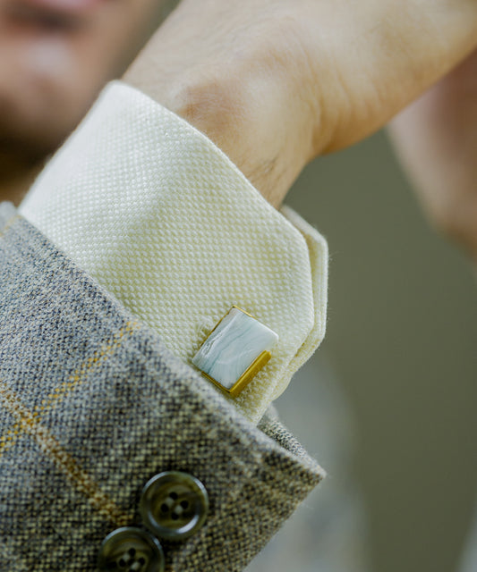 Golden Azure Cufflinks