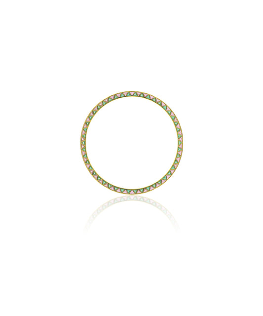 Pink Gul Enamel Bangle
