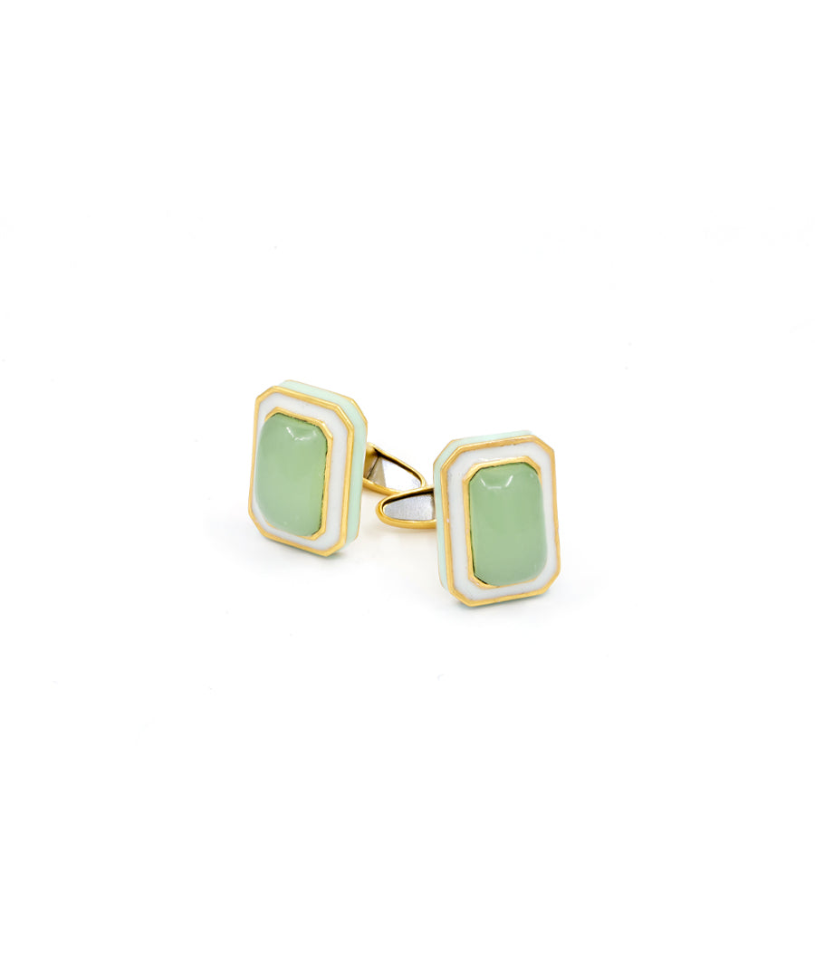 Tranquil Vitamin Sea Cufflinks With Pocket Square