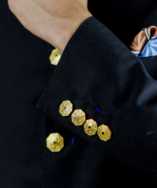 Golden/Black Goonj Sherwani Buttons