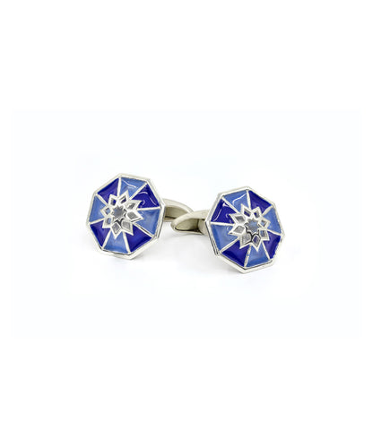 Dhoop Chaon Cufflinks With Pocket Square