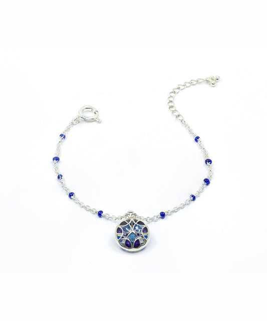 Prism Charm Bracelet Blue