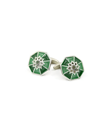 Green Dhoop Chaon Cufflinks