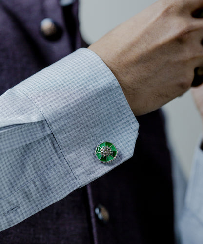 Green Dhoop Chaon Cufflinks