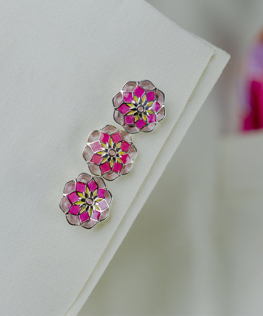 Pink Gulaal Sherwani Buttons