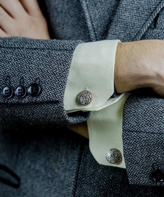 Orange Bodhi Cufflinks