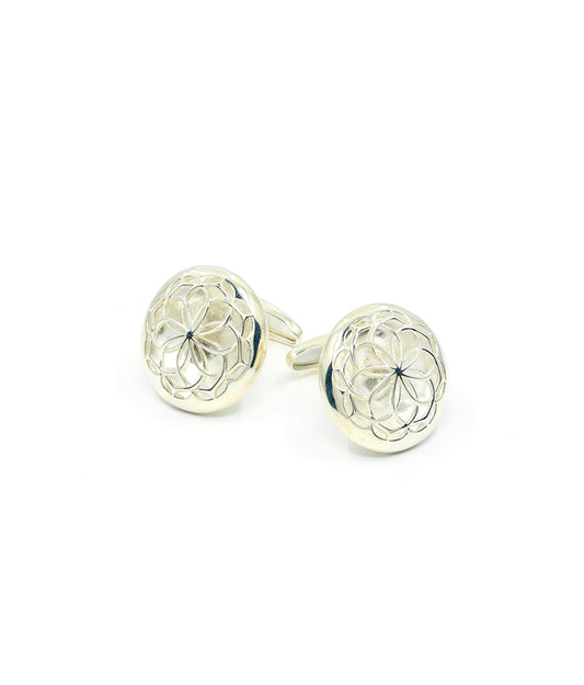 Silver Glimpse Cufflinks